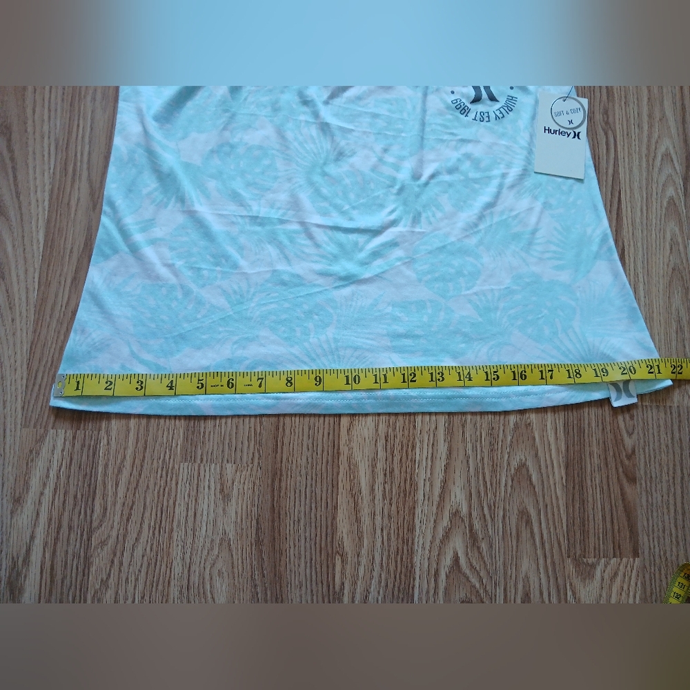 Hurley Women's Light Blue Floral Pattern Sleepwear Set - Picture 8 of 12